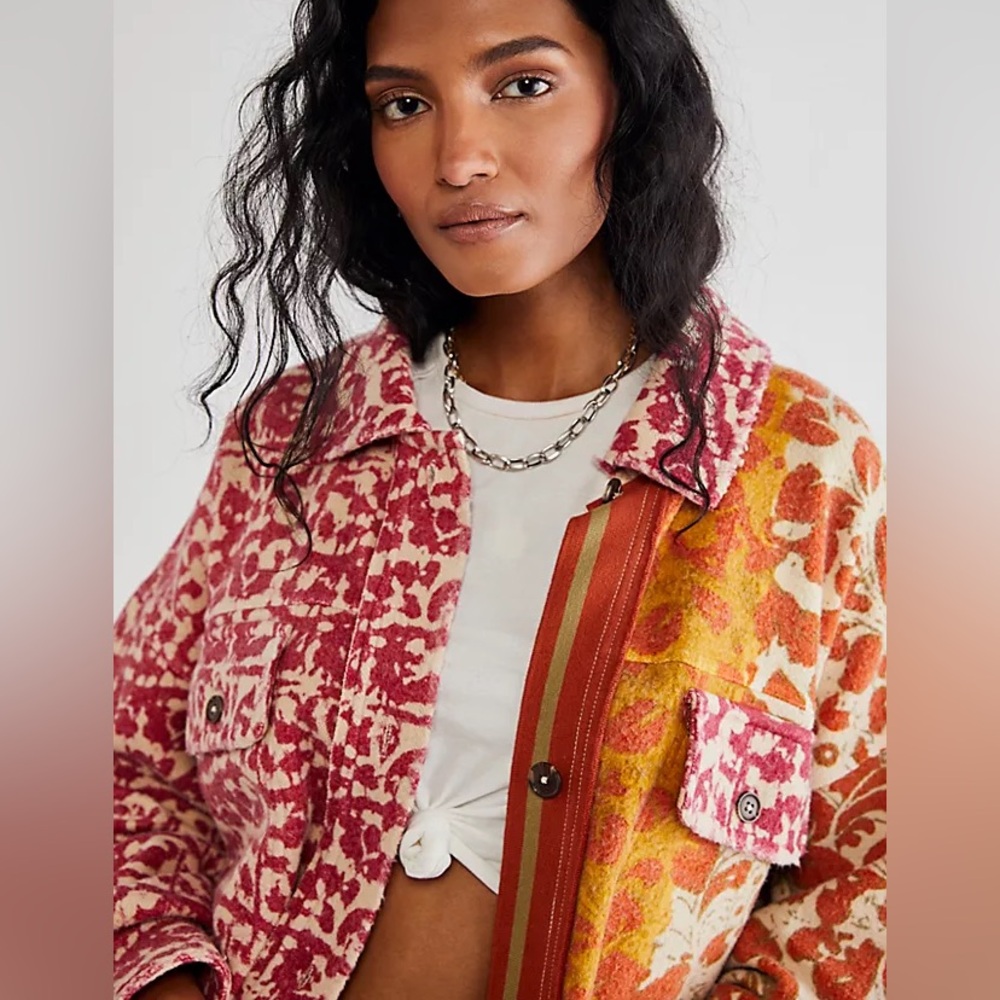 Free People Ruby Printed Shacket - image 2